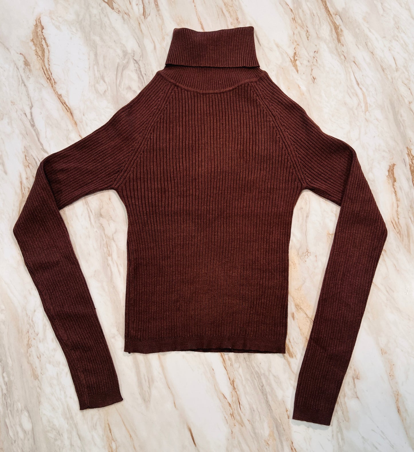 Classic Ribbed Turtleneck Sweater