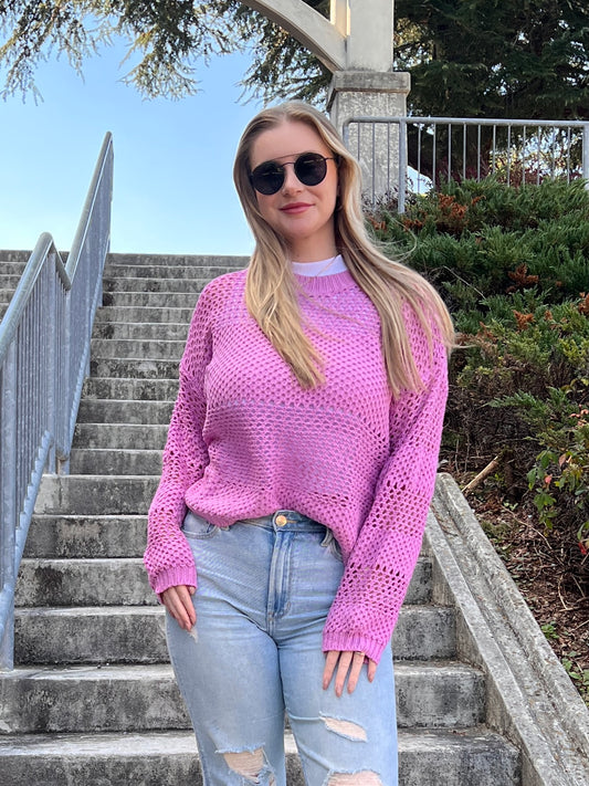 My Latest Love Loose Knit Sweater